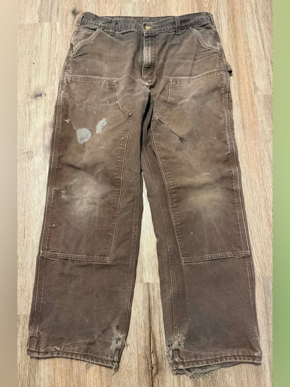 Brown Workwear Carpenter Pants